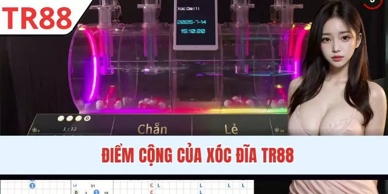 Ưu điểm khi chơi Xóc Đĩa TR88